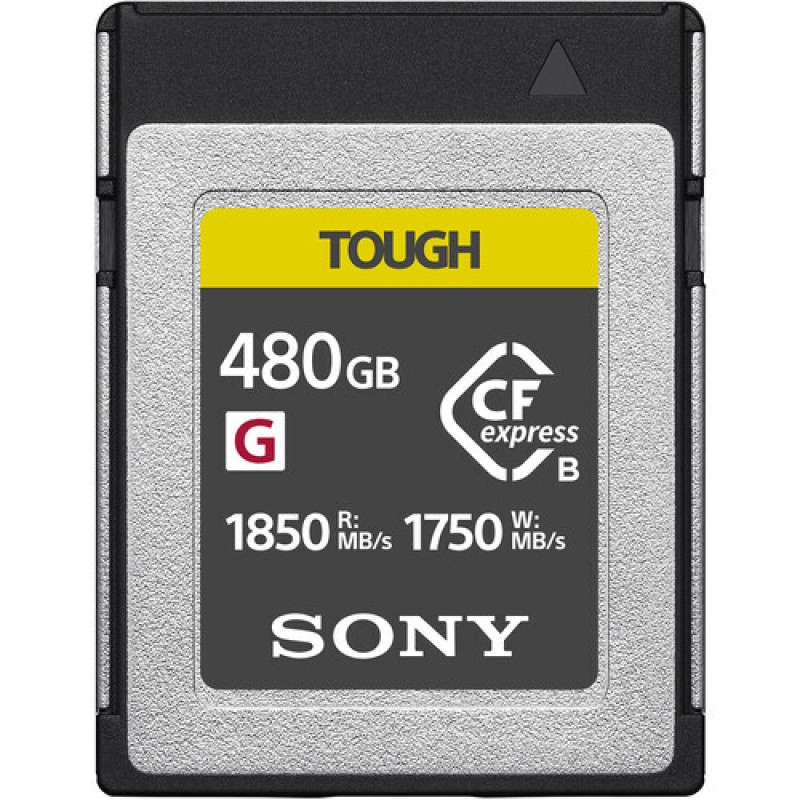 Карта памяти Sony TOUGH CFexpress Type B 480 Гб R/W 1850/1750 МБ/с CEB-G480T
