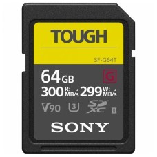 Карта памяти Sony SF-G Tough Series UHS-II SDXC 64 Гб R/W 300/299 МБ/с SF-G64