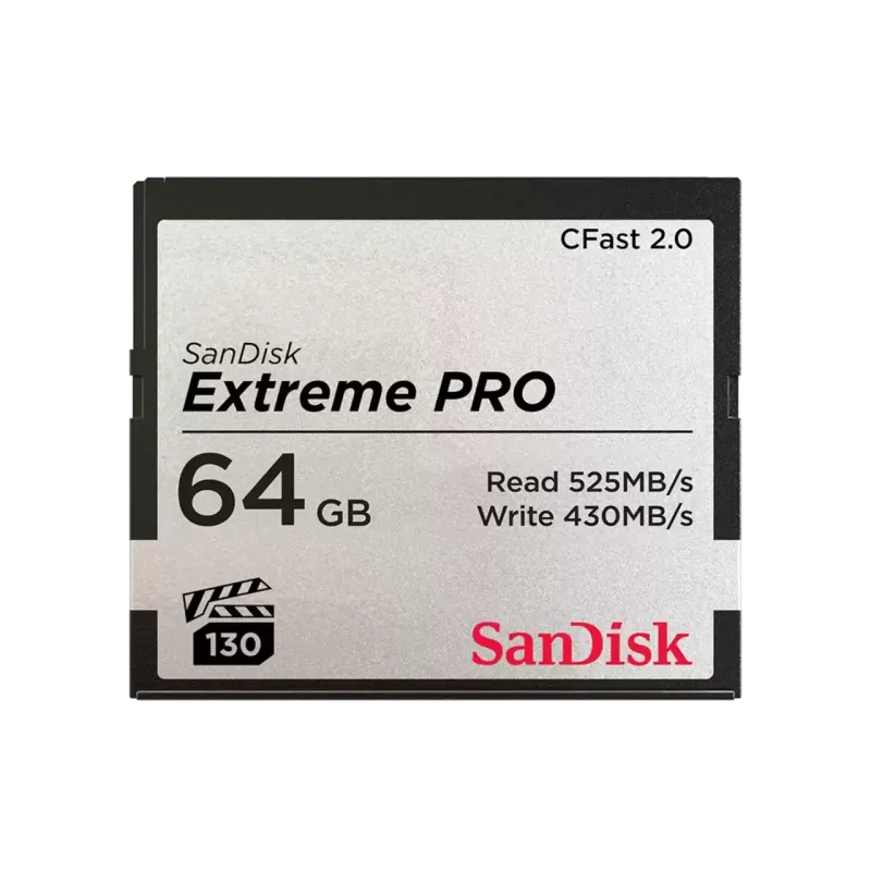 Карта памяти SanDisk Extreme PRO CFast 2.0 64 Гб до 525 МБ/с VPG-130 SDCFSP-064G-G46D