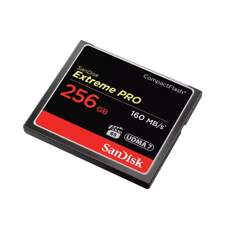 Карта памяти SanDisk Extreme PRO CompactFlash 256 Гб UDMA 7 до 160 МБ/с SDCFXPS-256G-X46