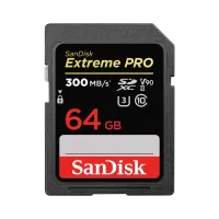 Карта памяти SanDisk Extreme Pro SDXC UHS-II V90 64 Гб R/W 300/260 МБ/с SDSDXDK-064G-GN4IN