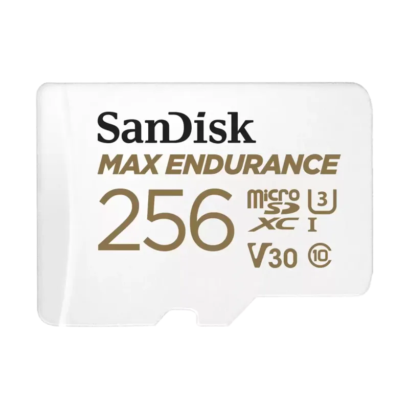 Карта памяти SanDisk Max Endurance microSDXC UHS-I 256 Гб + адаптер SD R/W 100/40 МБ/с SDSQQVR-256G-GN6IA