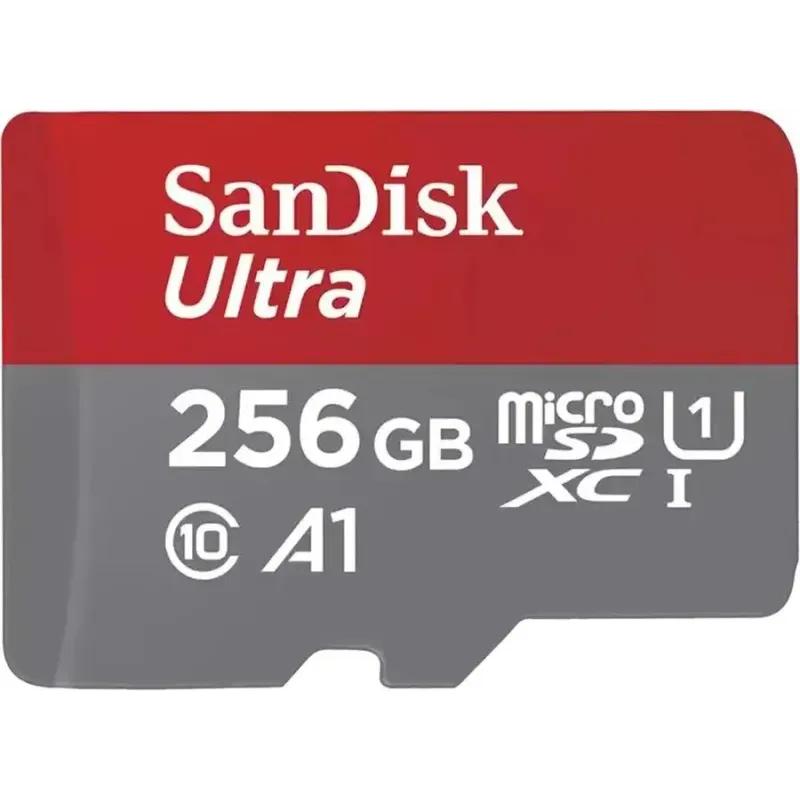 Карта памяти SanDisk Ultra microSDXC 256 Гб UHS-I Class 10 до 150 МБ/с SDSQUAC-256G-GN6MN