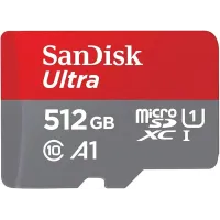 Карта памяти SanDisk Ultra microSDXC 512 Гб UHS-I Class 10 до 150 МБ/с SDSQUAC-512G-GN6MN