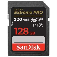 Карта памяти SanDisk Extreme Pro SDXC UHS-I V30 128 Гб R/W 200/90 МБ/с SDSDXXD-128G-GN4IN