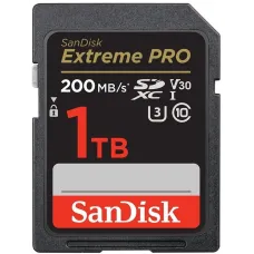 Карта памяти SanDisk Extreme Pro SDXC UHS-I V30 1 Гб R/W 200/140 МБ/с SDSDXXD-1T00-GN4IN