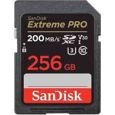 Карта памяти SanDisk Extreme Pro SDXC UHS-I V30 A2 256 Гб R/W 200/140 МБ/с SDSDXXD-256G-GN4IN