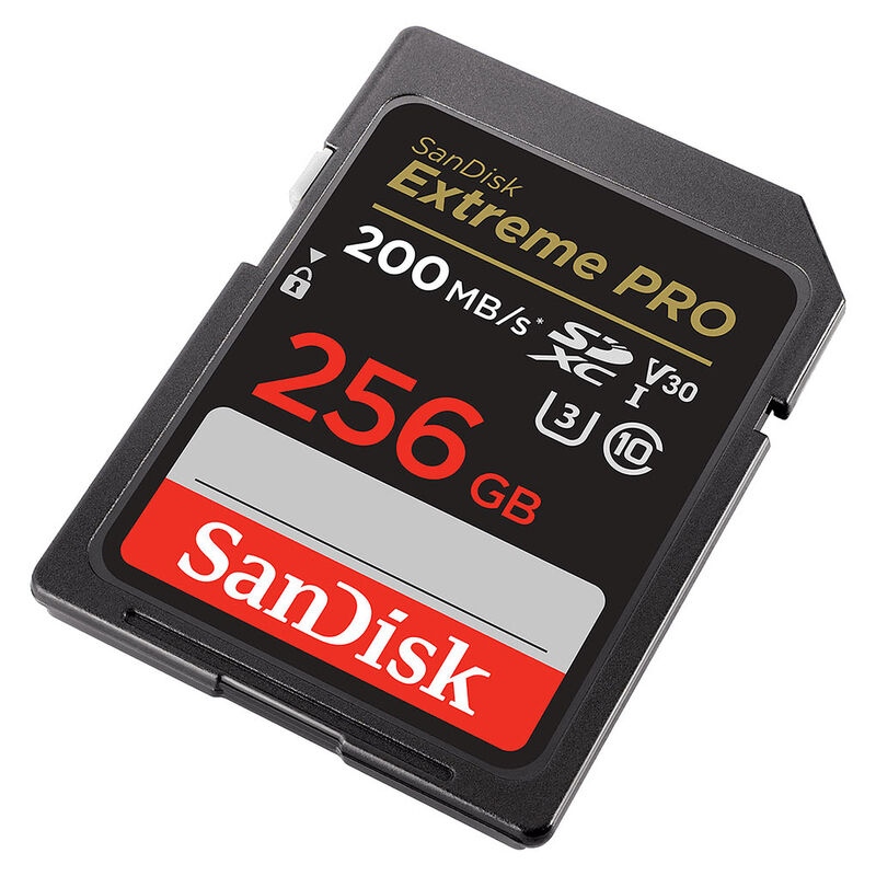 Карта памяти SanDisk Extreme Pro SDXC UHS-I V30 A2 256 Гб R/W 200/140 МБ/с SDSDXXD-256G-GN4IN