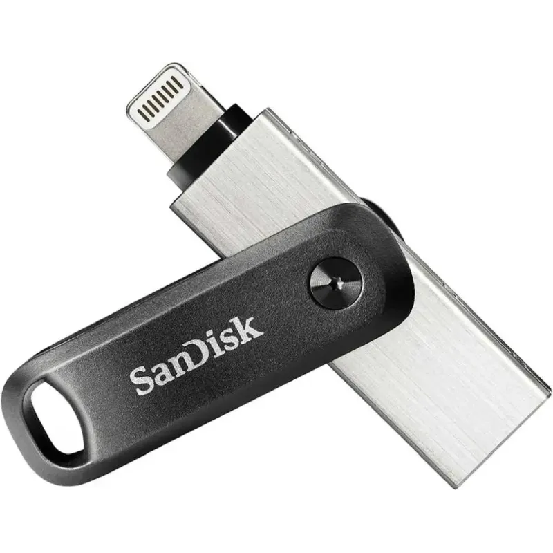 Флешка SanDisk iXpand GO 256ГБ Silver/Black