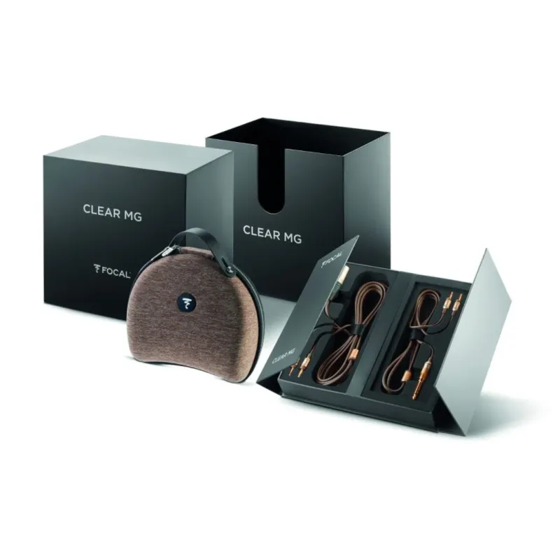 Проводные наушники Focal Clear MG, Brown, каштановый