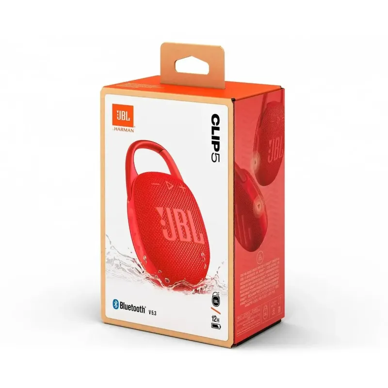 Портативная акустика JBL Clip 5, Red, красный