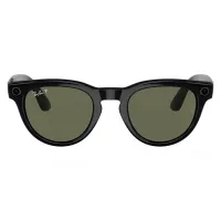Умные очки Ray-Ban Meta Headliner (150-50), Shiny Black/Polarized G-15 Green, глянцевый черный/зеленые поляризованные