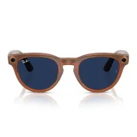 Умные очки Ray-Ban Meta Headliner (150-50), Caramel/Sapphire, глянцевый карамельный/сапфировые фотохромные