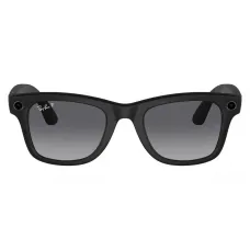 Умные очки Ray-Ban Wayfarer (150-50), Matte Black/Polar Gradient Graphite, матовый черный/графитовые градиентные поляризованные