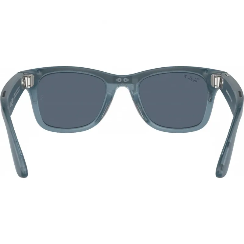 Умные очки Ray-Ban Wayfarer (150-50), Matte Jeans/Polar Dusty Blue, матовый джинсовый/пыльно-голубые поляризованные