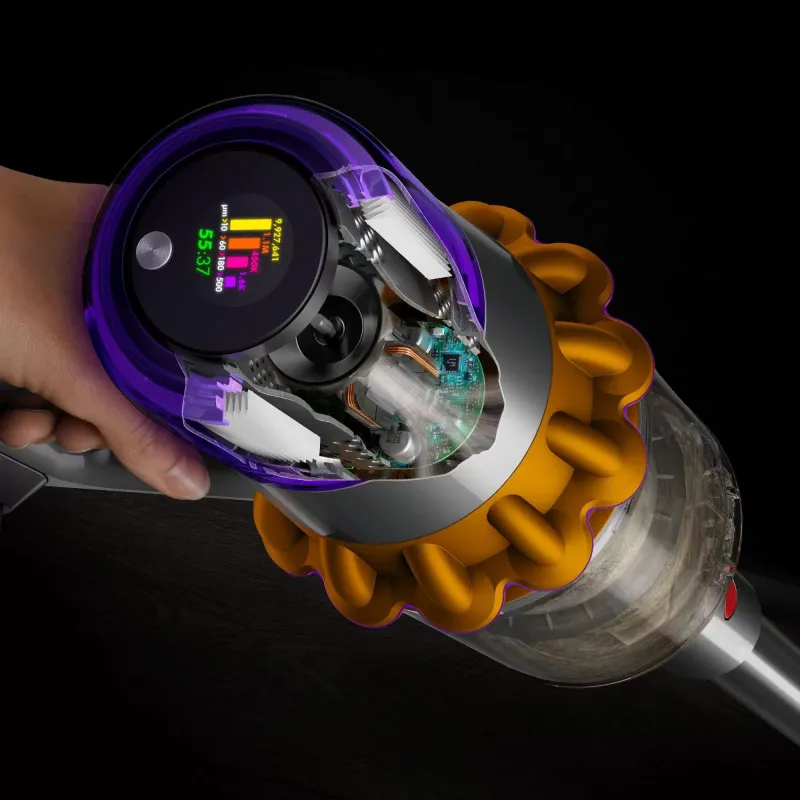Пылесос Dyson V15 Detect Absolute SV47, Yellow/Nickel, Желтый/Никель