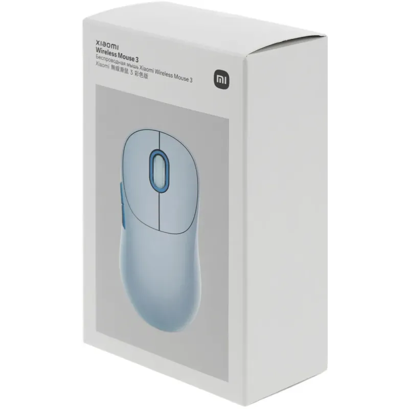 Беспроводная мышь Xiaomi Xiaomi Wireless Mouse 3, Blue, синий