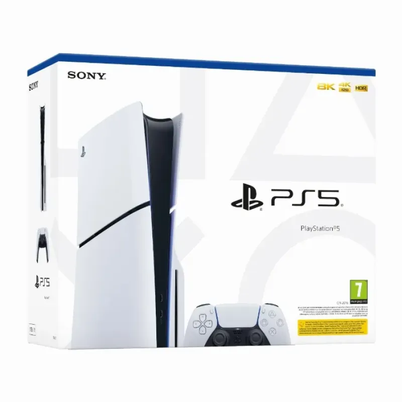 Игровая приставка Sony PlayStation 5 Slim (с приводом), белый