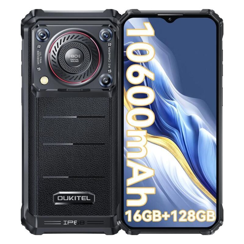 Смартфон Oukitel WP36 Pro, 6/256 ГБ, Black, чёрный