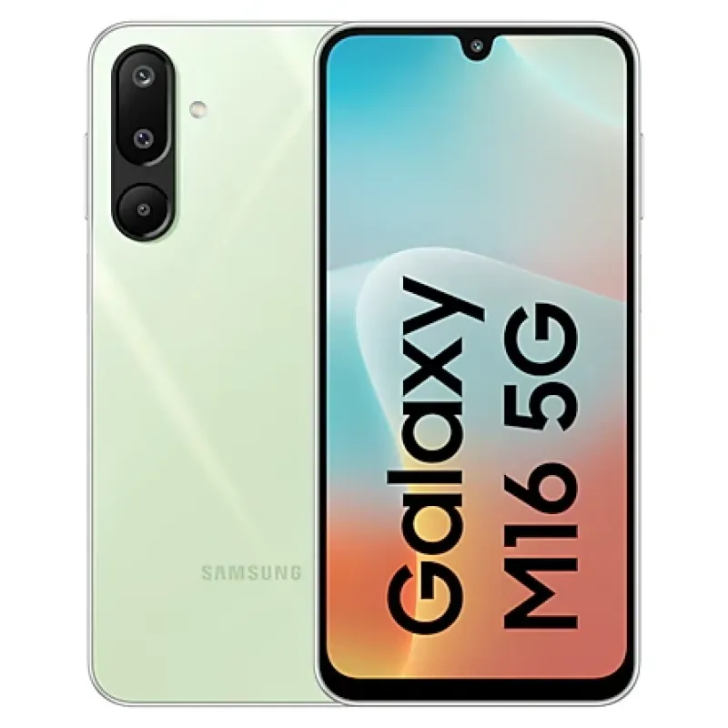 Смартфон Samsung Galaxy M16, 6/128 ГБ, Dual SIM (nano SIM+eSIM), Green, зеленый