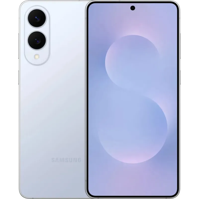 Смартфон Samsung Galaxy S25 Edge, 12/512 Гб, Dual nano SIM, Titanium Icyblue, голубой