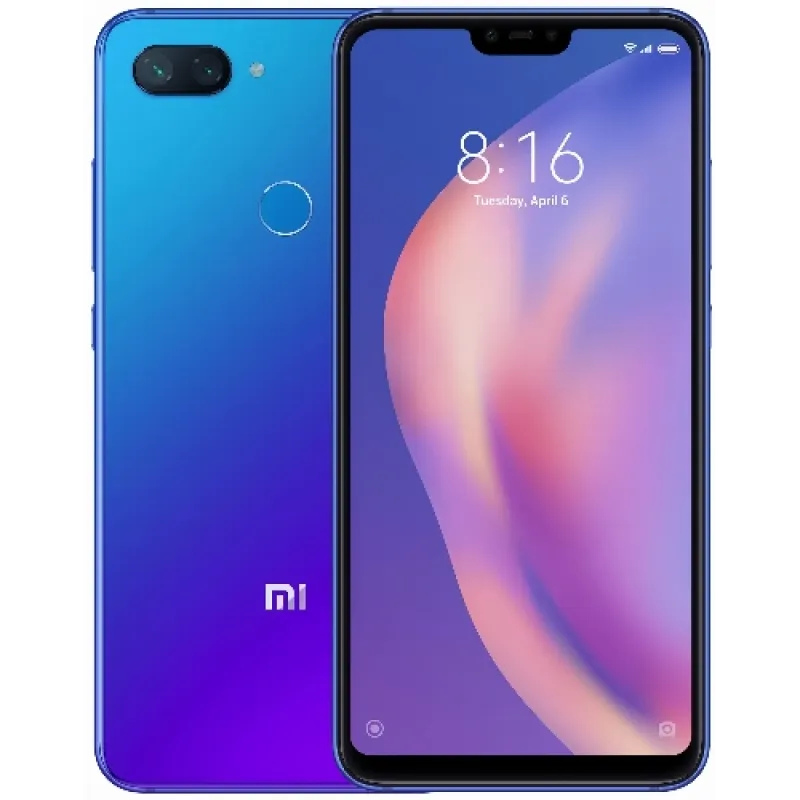 Смартфон Xiaomi Mi 8 Lite, 4/64 Гб, Blue, синий