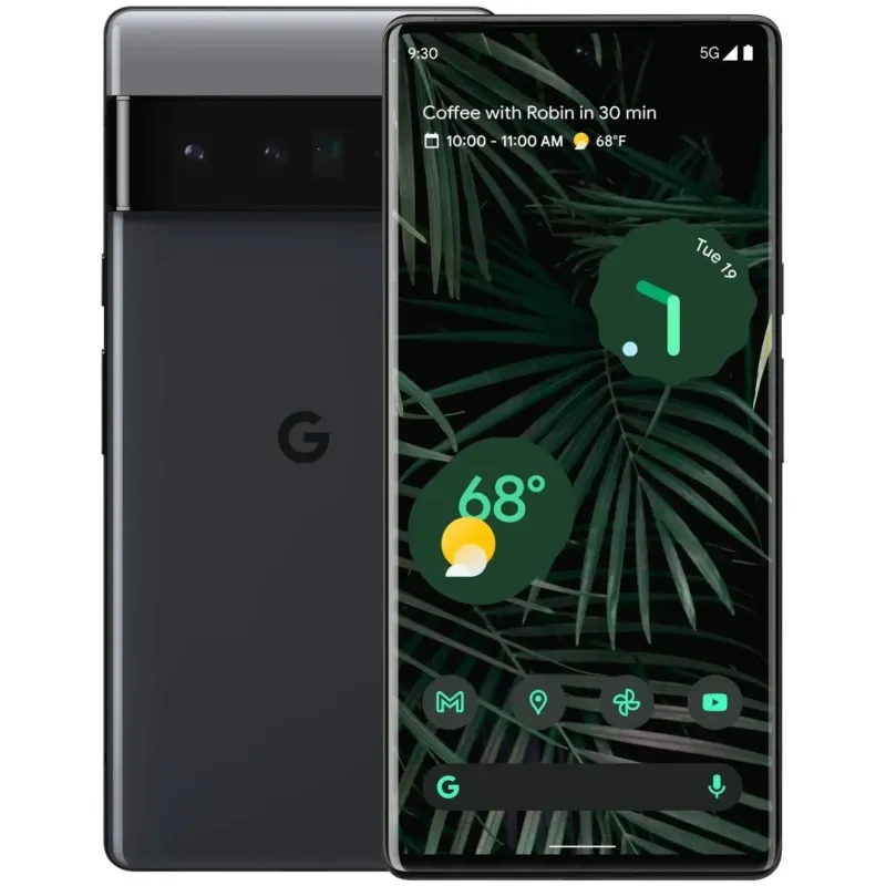 Смартфон Google Pixel 6 Pro, 12/128 ГБ, Stormy Black, чёрный