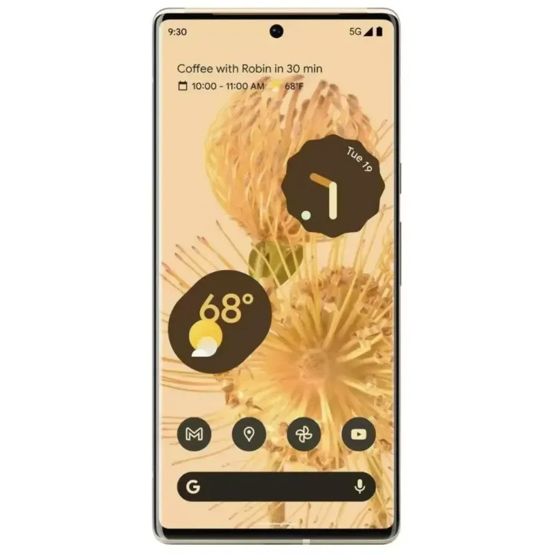 Смартфон Google Pixel 6 Pro, 12/128 ГБ, Sorta Sunny, золотой