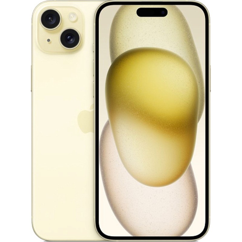 Смартфон Apple iPhone 15 128GB, Dual SIM (nano SIM), Yellow