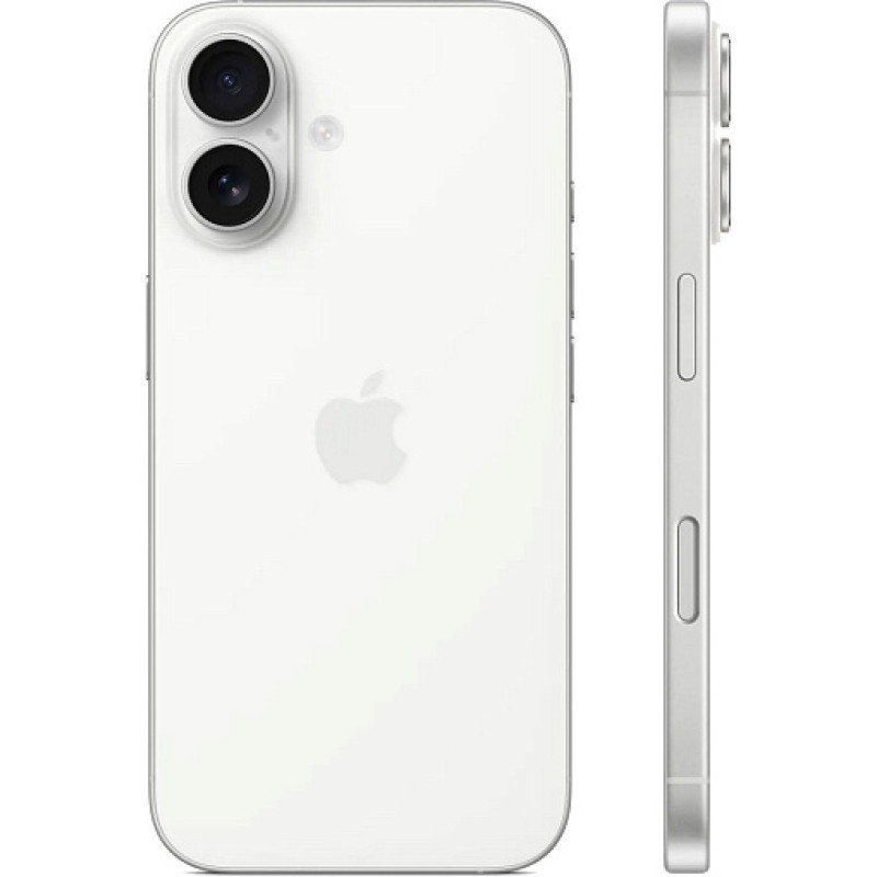 Смартфон Apple iPhone 16 128 GB (nano SIM+eSIM) White