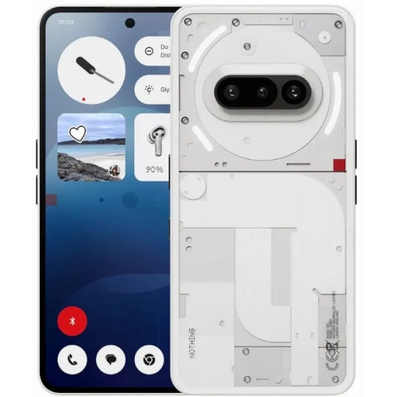 Смартфон Nothing Phone (3a), 12/256 Гб, белый