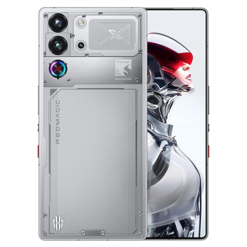 Смартфон ZTE RedMagic 10S Pro, 16/512 ГБ, Moonlight, серебристый