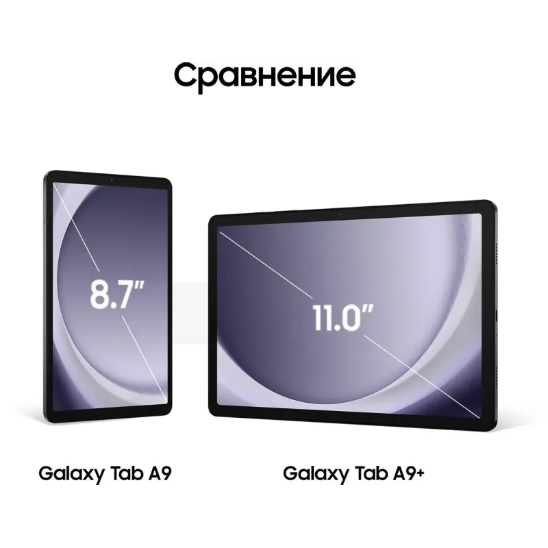 Планшет Samsung Galaxy Tab A9 Plus 4/64 GB, LTE, графитовый