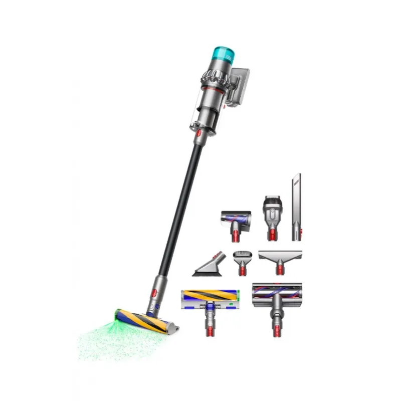 Пылесос Dyson V15 Detect Total Clean, Nickel/Black, Никель/Черный