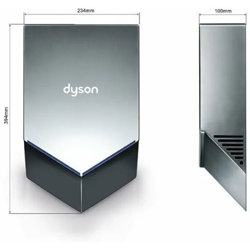 Сушилка для рук Dyson Airblade V HU02, Nickel, Никель