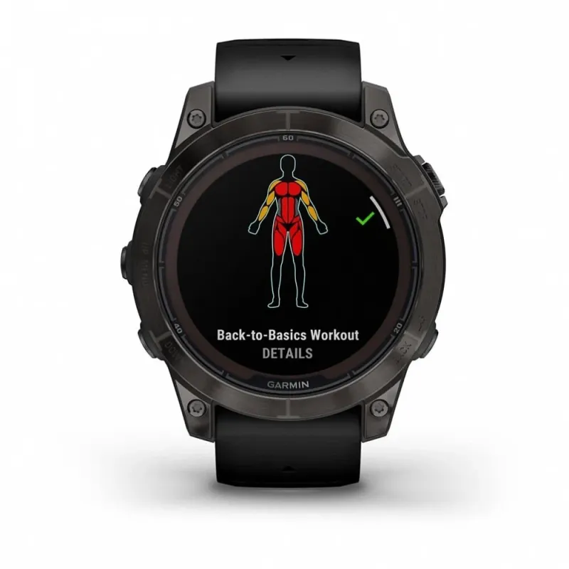 Смарт-часы Garmin Fenix 7 Pro Sapphire Solar, 51 мм, Bluetooth, Black Band, черный