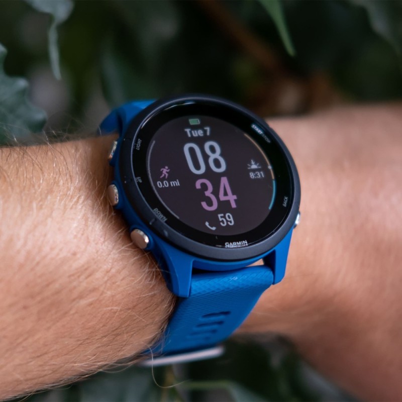 Умные часы Garmin Forerunner 255, Tidal Blue, синий