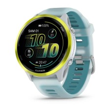 Смарт-часы Garmin Forerunner 570, 47 мм, Bluetooth, Yellow with Translucent Whitestone Turquoise, Желтый с бирюзовым
