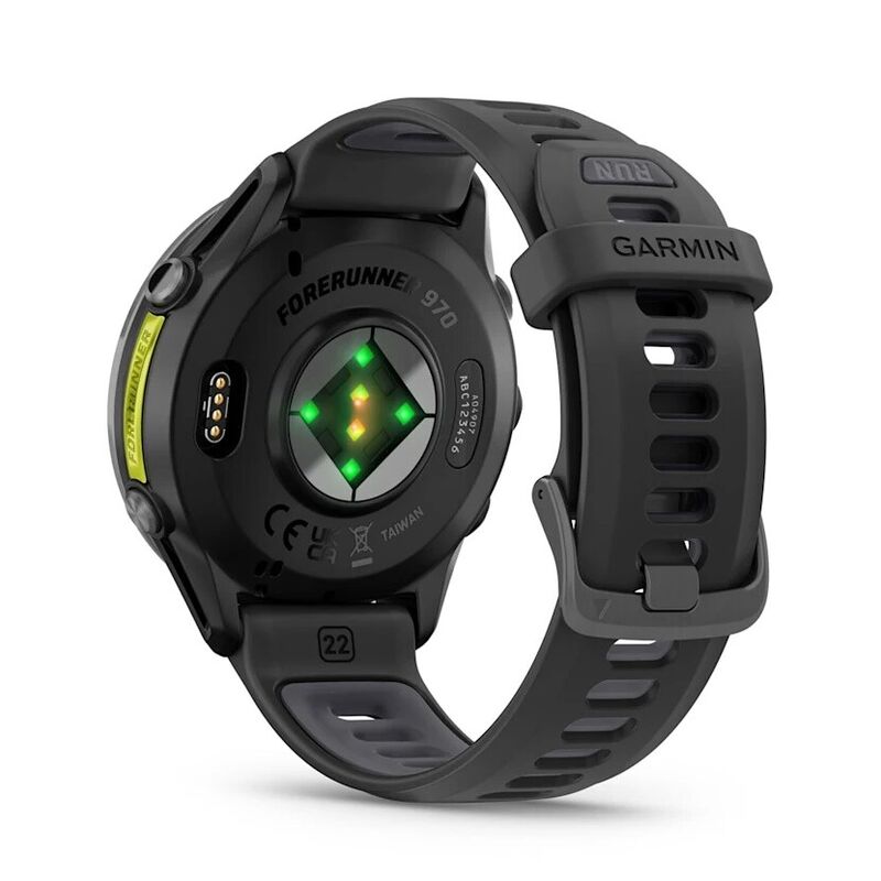 Смарт-часы Garmin Forerunner 970, 47 мм, Bluetooth, Carbon Gray with Black Case, угольно-серый с черным корпусом