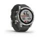 Смарт-часы Garmin Fenix 7, 47 мм, Bluetooth, Silver With Graphite Band, Серебристый с графитовым браслетом
