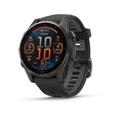 Смарт-часы Garmin Fenix 8, 43 мм, Bluetooth, Amoled Sapphire Titanium Carbon Gray, титановый угольно-серый