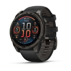 Смарт-часы Garmin Fenix 8, 47 мм, Bluetooth, Amoled Sapphire Titanium Carbon Gray, титановый угольно-серый