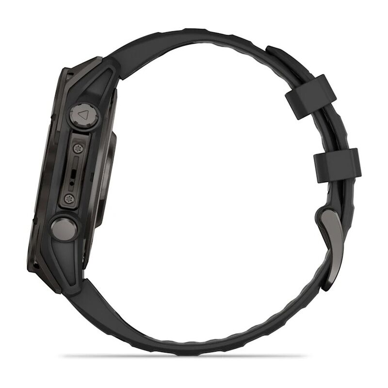 Смарт-часы Garmin Fenix 8, 47 мм, Bluetooth, Amoled Sapphire Titanium Carbon Gray, титановый угольно-серый