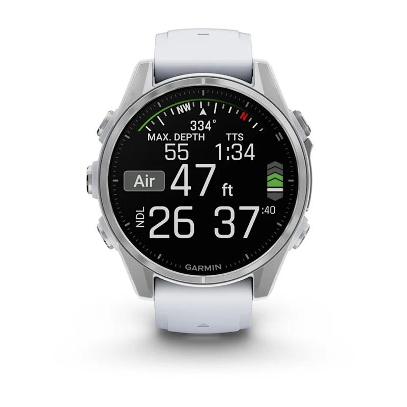 Смарт-часы Garmin Fenix 8, 43 мм, Bluetooth, Amoled Silver, серебристый