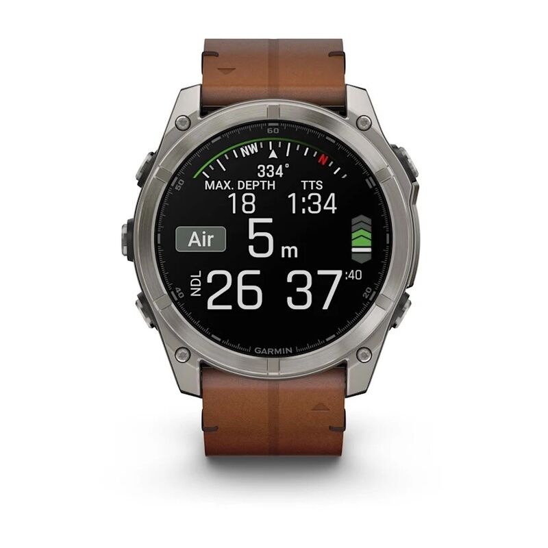Смарт-часы Garmin Fenix 8, 51 мм, Bluetooth, Amoled Sapphire Titanium Graphite, титановый графитовый