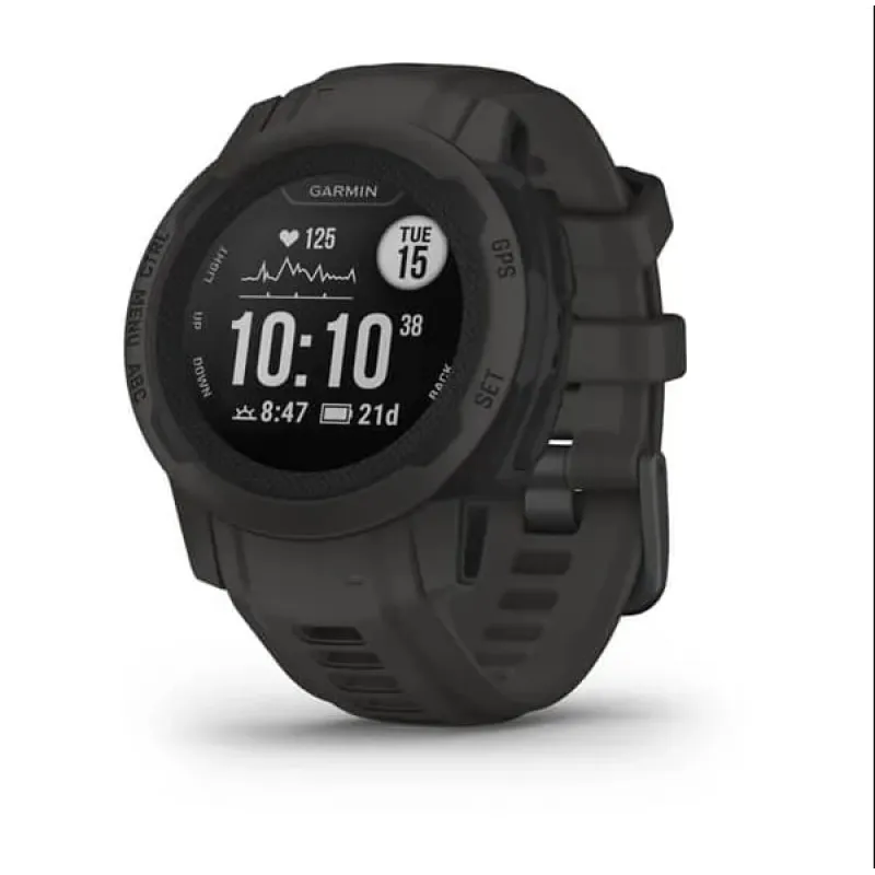 Смарт-часы Garmin Instinct 2S, 40 мм, Bluetooth, Graphite, Графитовый