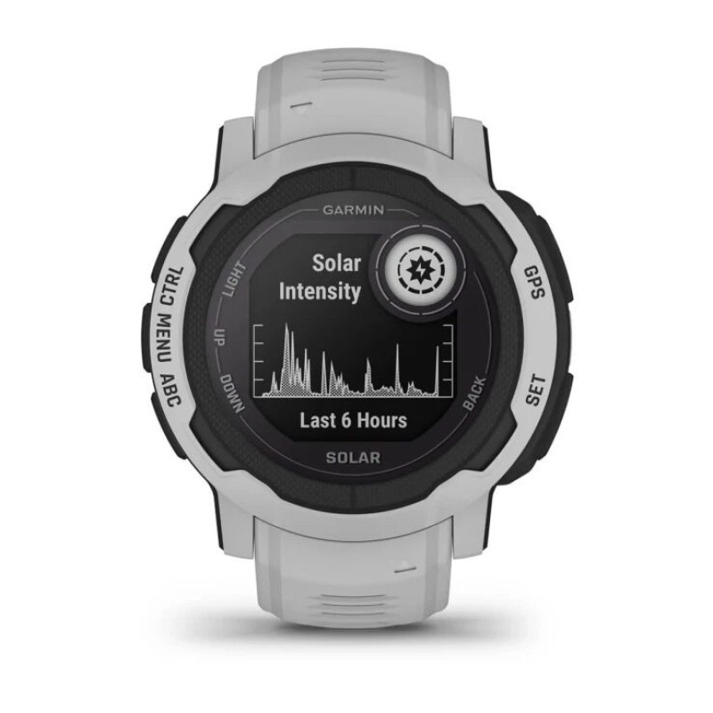 Смарт-часы Garmin Instinct 2S Solar, 45 мм, Bluetooth, Mist Gray, Серый туман