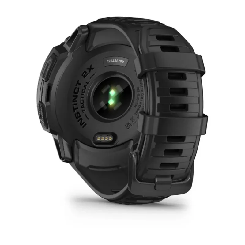 Смарт-часы Garmin Instinct 2X Solar Tactical Edition, 50 мм, Bluetooth, Tactical Black, Тактический черный