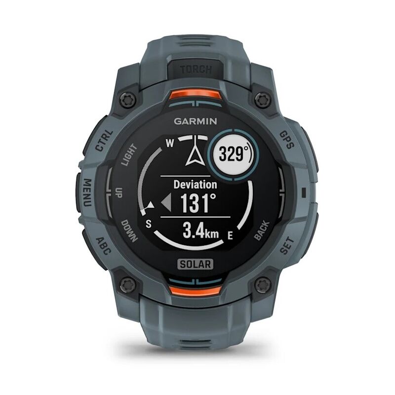 Смарт-часы Garmin Instinct 3 Solar, 45 мм, Bluetooth, Twilight, Серый