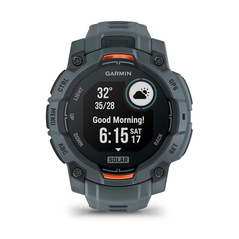 Смарт-часы Garmin Instinct 3 Solar, 45 мм, Bluetooth, Twilight, Серый